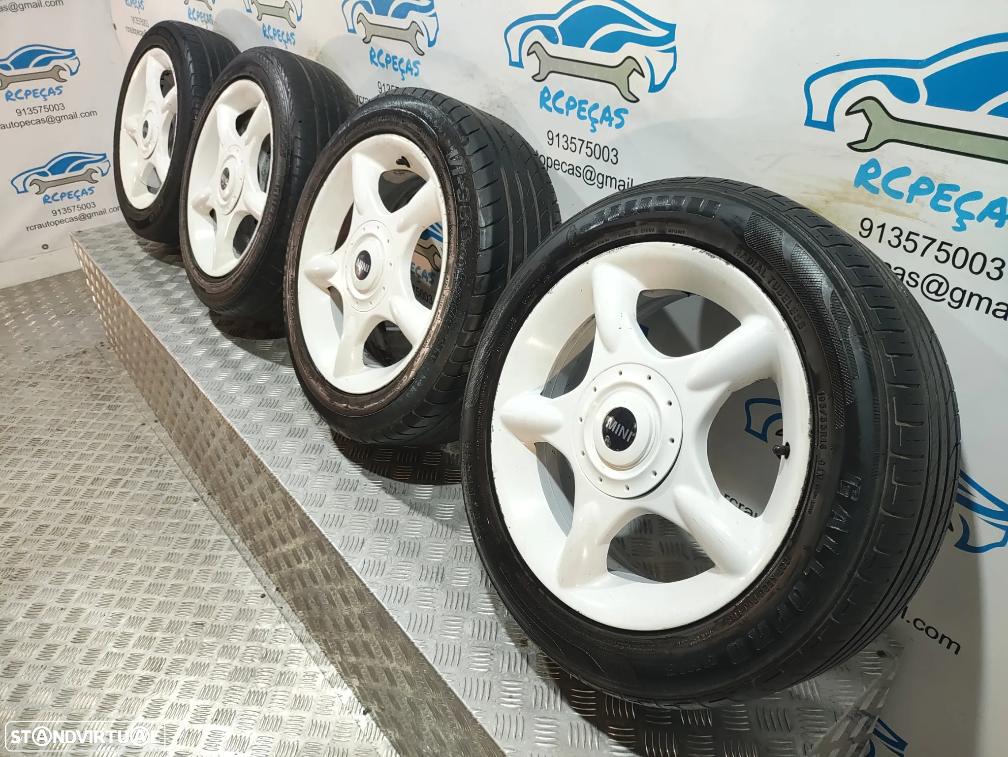 .JANTES ORIGINAIS MINI COOPER R50 16 POLEGADAS 6,5J ET48 4X100 - 3