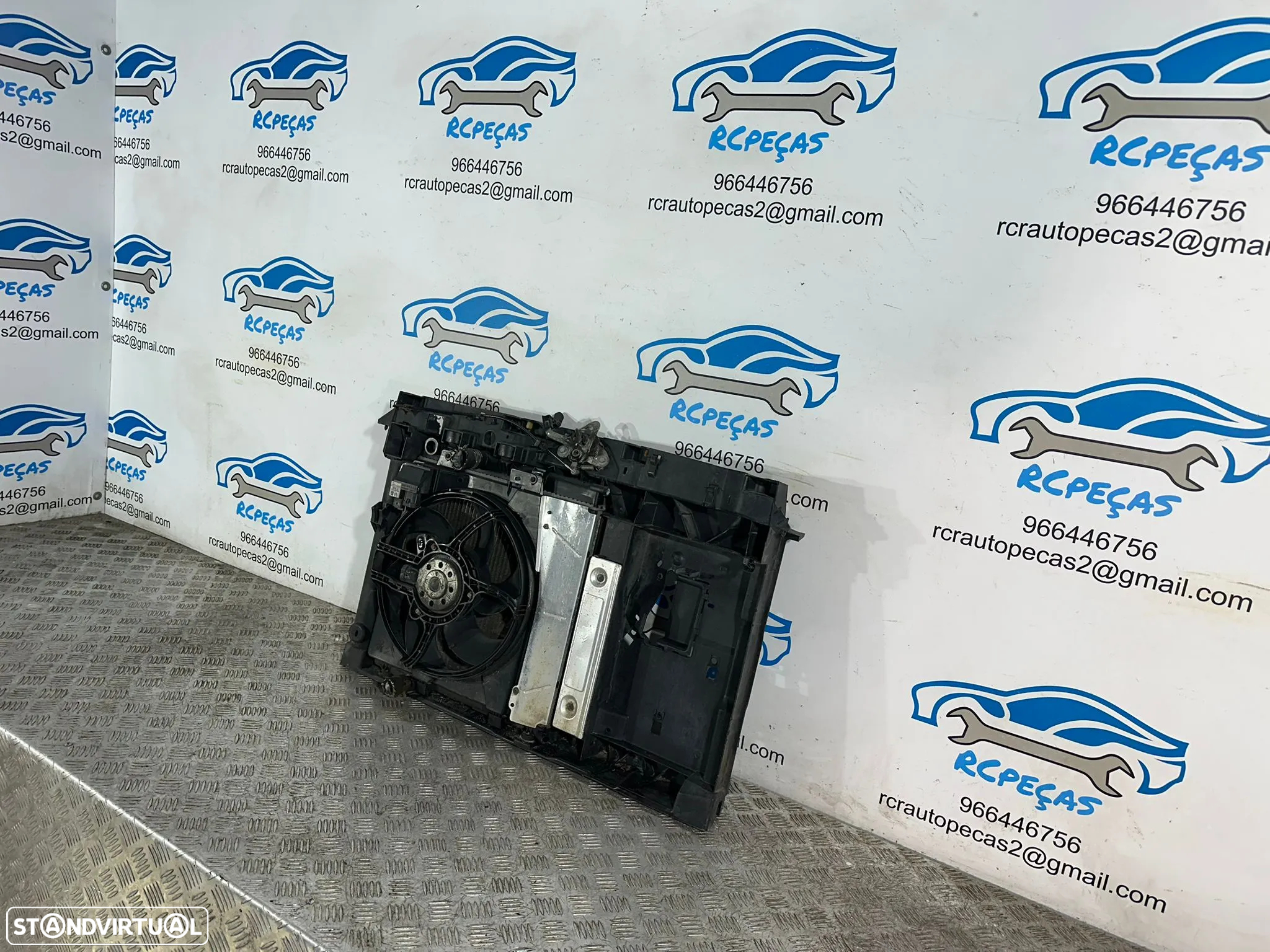 .Frente Fibra Radiadores Termoventilador Peugeot 207 1.4i 2006 - 2009 - 7