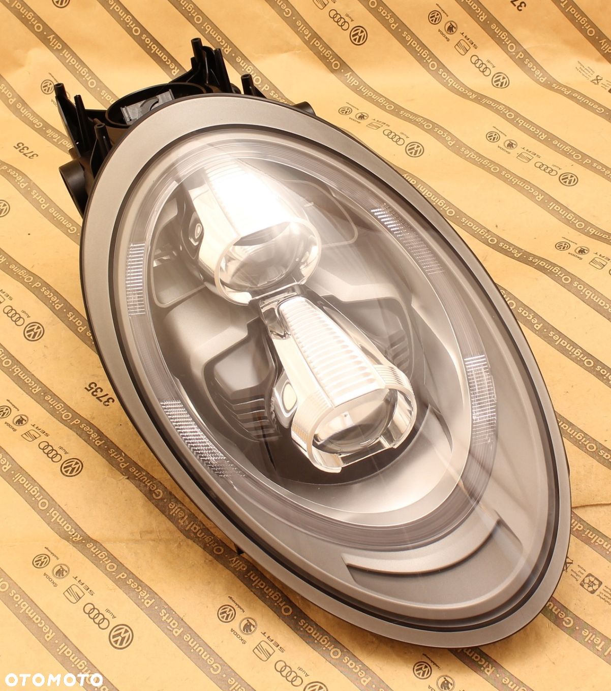 PORSCHE 911 991 FL LIFT 15-19 LAMPA PRZÓD PRZEDNIA FULL LED SREBRNA - 1