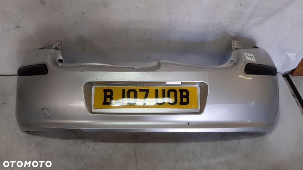 ^ ZDERZAK TYŁ TYLNY DO RENAULT CLIO III 3 HB KOD KOLOR TED69 SREBRNY - 1