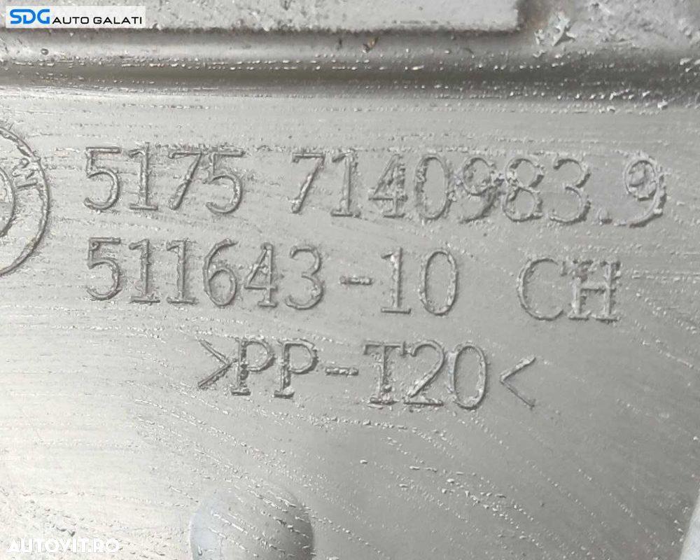 Scut Plastic Protectie Motor BMW Seria 1 E81 E82 E87 E88 2004 - 2013 Cod 51757140983 7140983 [LN0249] - 2