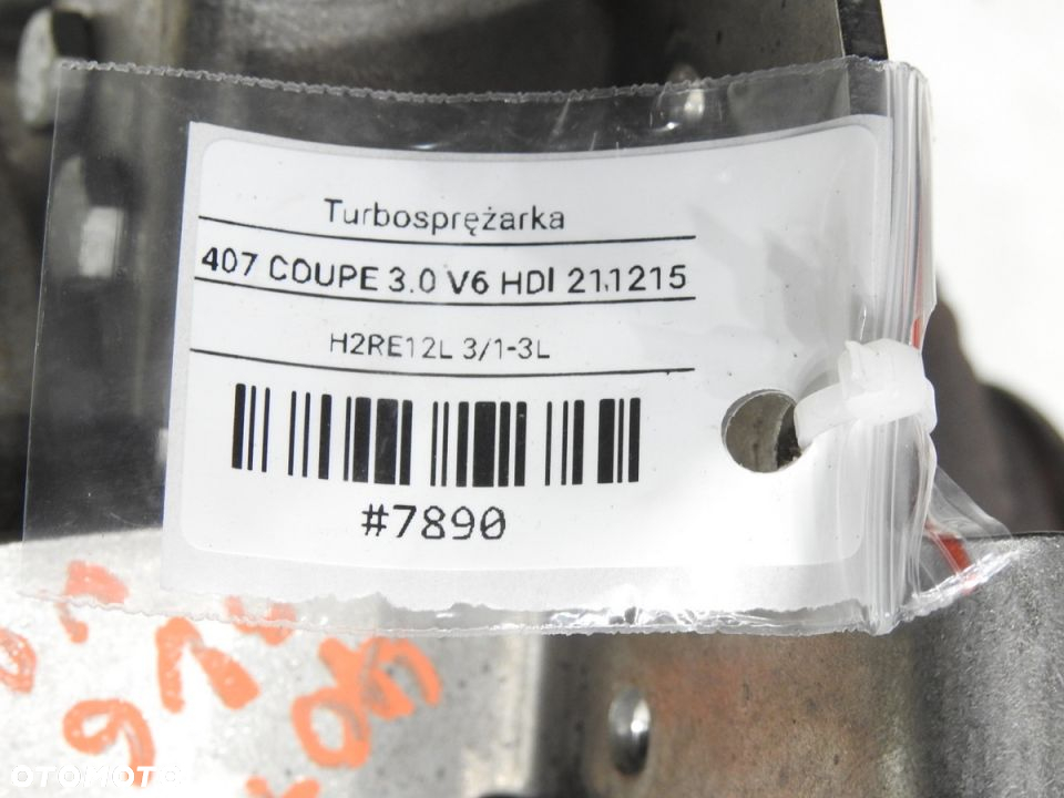 TURBOSPRĘŻARKA TURBINA LEWA 407 3.0 V6 HDI - 11