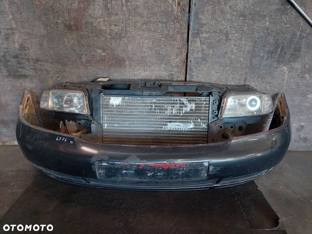 KOMPLETNY PRZÓD ZDERZAK PAS CHŁODNICE LAMPA AUDI A4 B5 LIFT LZ9U - 1