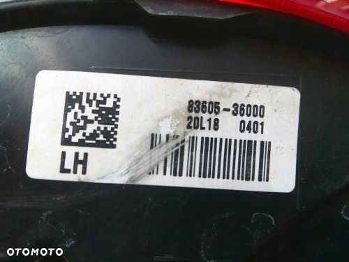 SSANGYONG REXTON 20- LEWA TYLNA LAMPA LED ORYGINAŁ 83605-3600 - 9