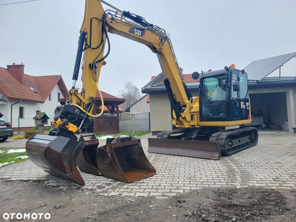 Caterpillar Koparka Caterpillar Cat 308 E2 CR 2017 rok 4600 mth rototilt engcon Kubota Takeuchi Tb290 - 7