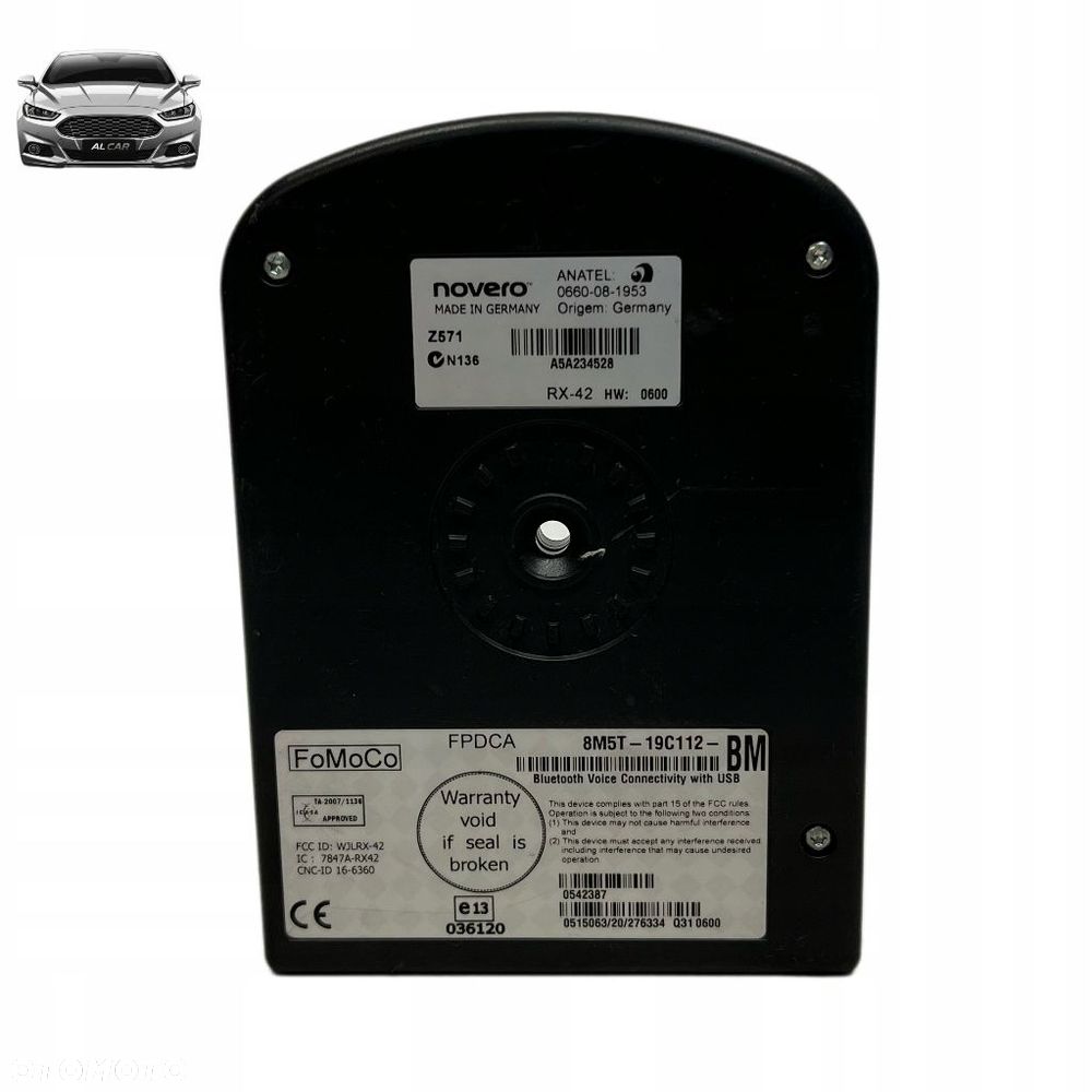 MODUŁ BLUETOOTH FORD MONDEO MK4, S-MAX MK1 8M5T-19C112-BM - 1
