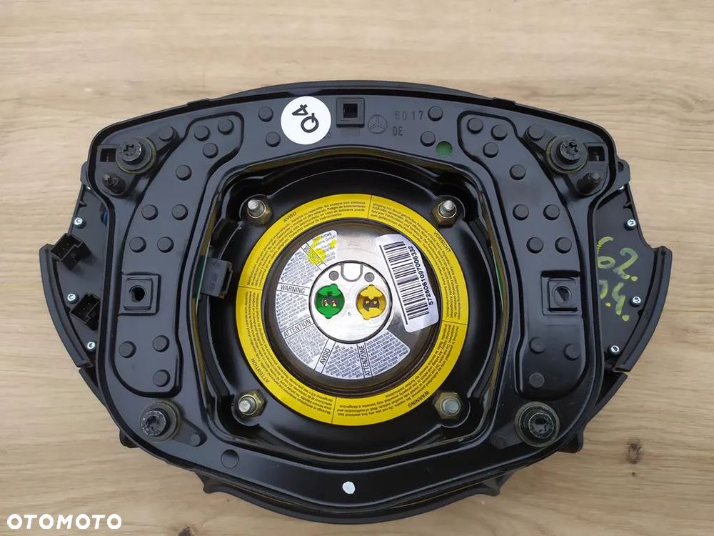 MERCEDES W211 AIRBAG KIEROWNICY PODUSZKA KIEROWCY CZARNA - 8