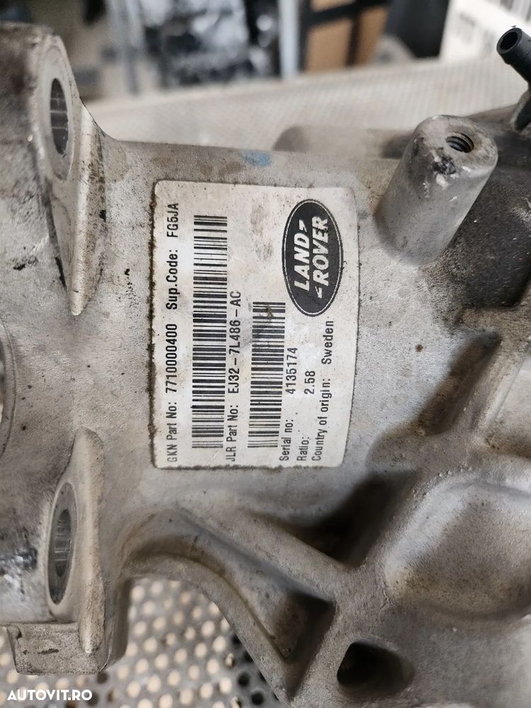 Grup Diferential Cutie Transfer Land Rover Range Rover Evoque Discovery Sport Jaguar E/F Pace 2.0 D Raport 2.58 Cod EJ32-7L486-AC An 2013-2014-2015-2016-2017-2018-2019 Dezmembrez Range Rover Evoque Facelift An 2015-2016-2017-2018-2019 2.0 D Automat 4x4 Volan Stanga - Dezmembrari Arad - 7