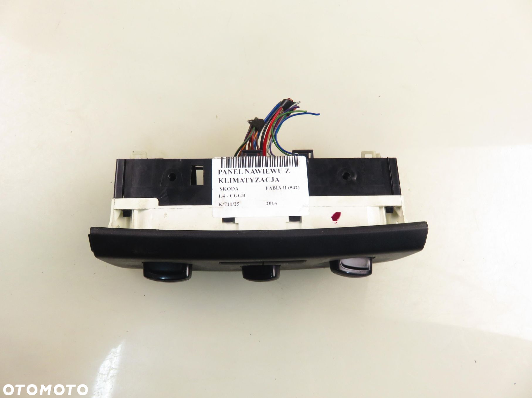 PANEL NAWIEWU Z AC SKODA FABIA II (542) 5J0820045D - 7