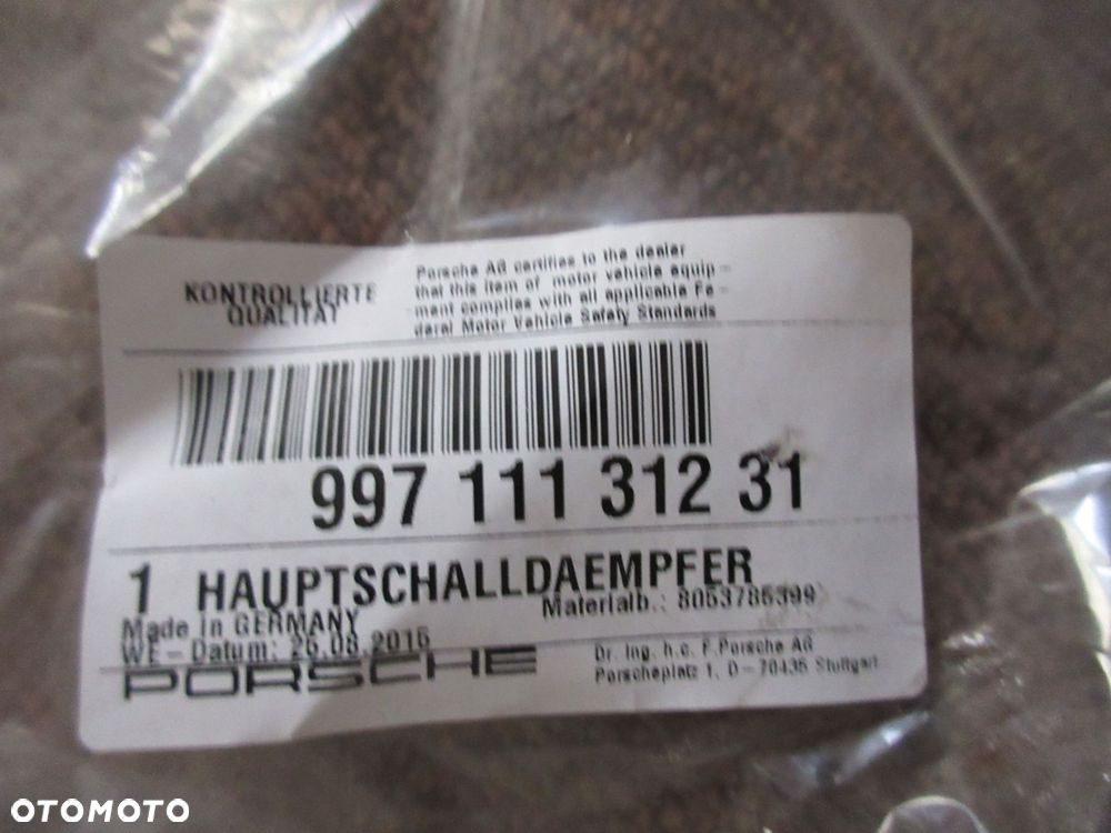 porsche 911 997 prawy tłumik końcowy wydech 99711131231 99711131230 - 5