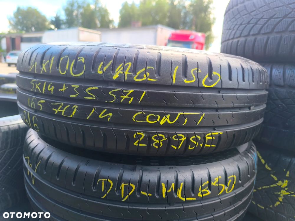 165/70R14 81T Opony Letnie Lato CONTINENTAL ContiEcoContact 5 7mm Legnica ALU-RAD 165/70 - 4