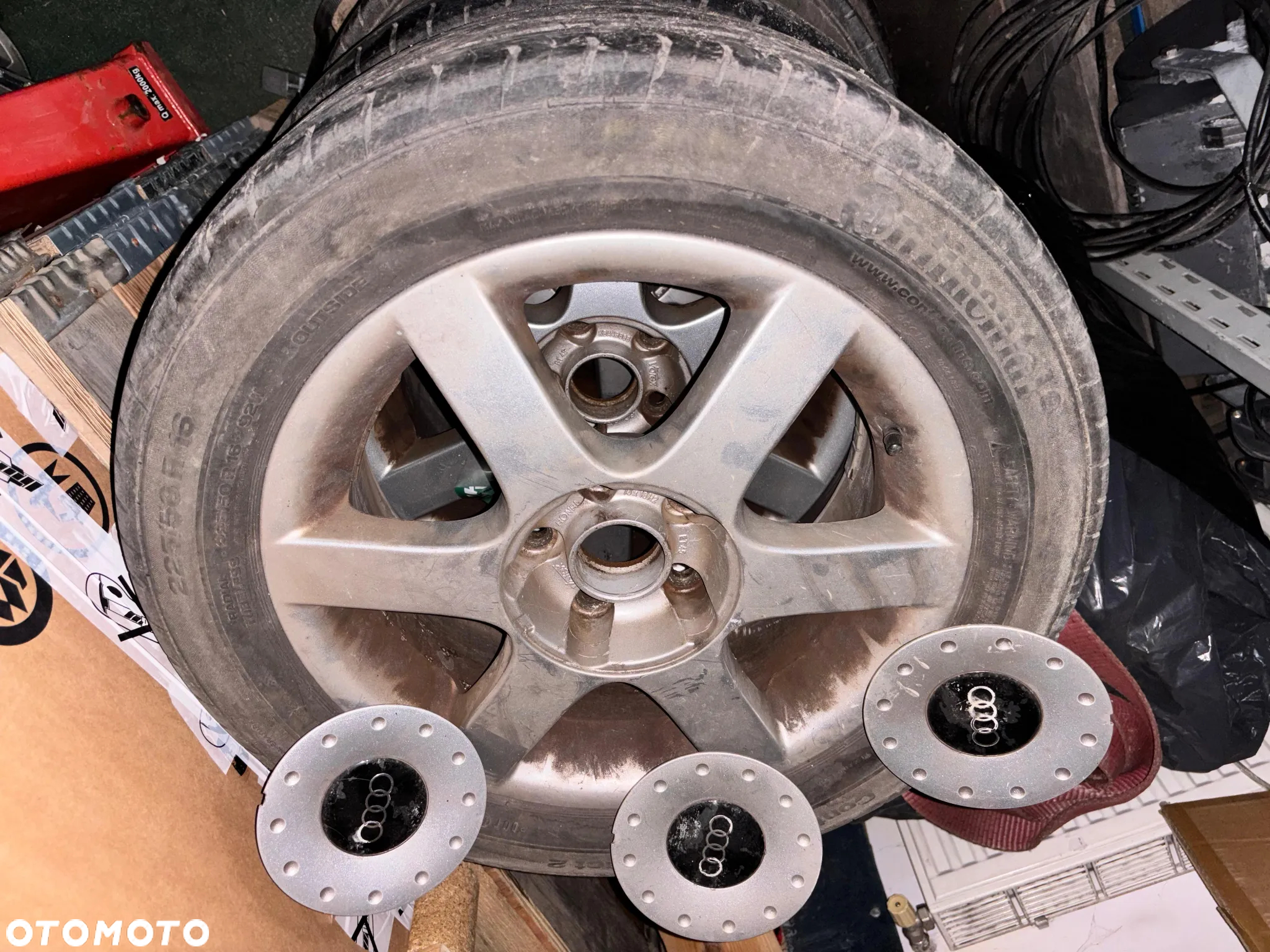 4B0071491 VW albo audi 3B0071491 5x112 16cali + oponki goodyear - 4