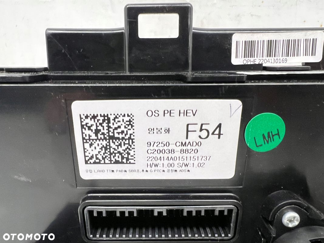 Hyundai Kona LIFT Hybrid przełącznik klimatyzacji 97250-CMAD0 - 4