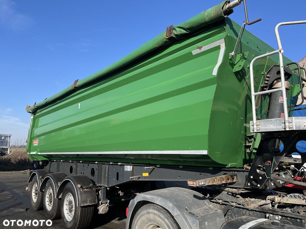 Langendorf SK stalowa 28m3 Hardox rynna 2018 naczepa wywrotka stal z NIEMIEC - 17