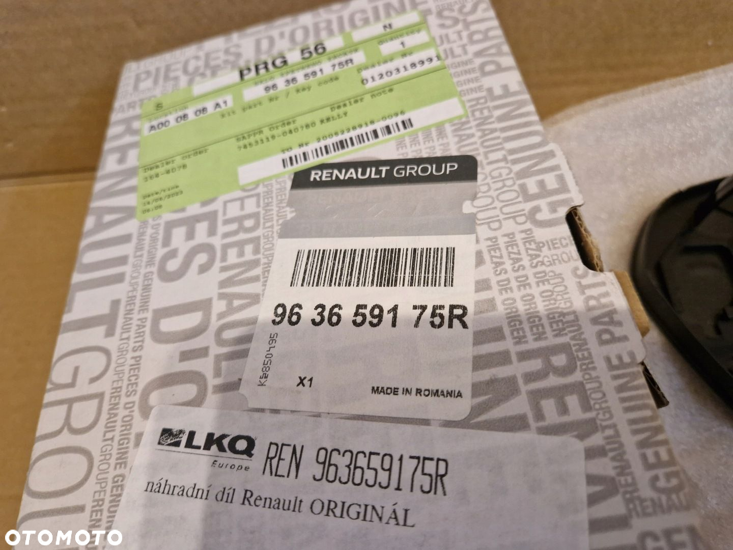 DACIA DUSTER II WKŁAD LUSTERKA SZKŁO PRAWE 963659175R NOWE ORYGINAŁ - 3