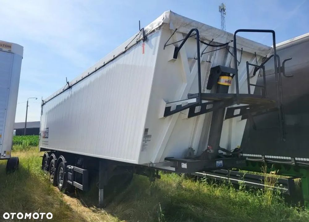 Feber Inter Cars WYWROTKA 49 M3 ZBOŻÓWKA / SZYBER + KLAPO-DRZWI / WAGA 6120 KG / PIERWSZA OŚ PODNOSZONA / SIŁOWNIK HYVA / 2023 ROK !! - 11