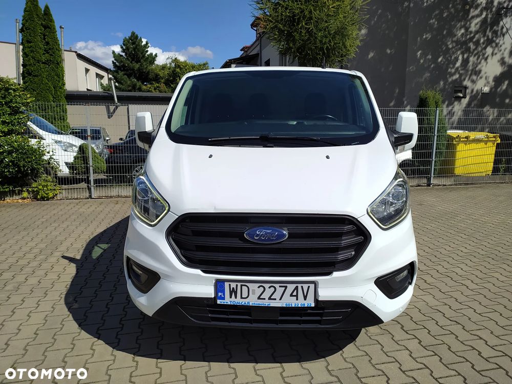 Ford TRANSIT CUSTOM L2 H1 MODEL 2019 GWARANCJA MECHANICZNA 1 - ROK ZABUDOWA REGAŁ WARSZTAT F - VAT 23% - 2