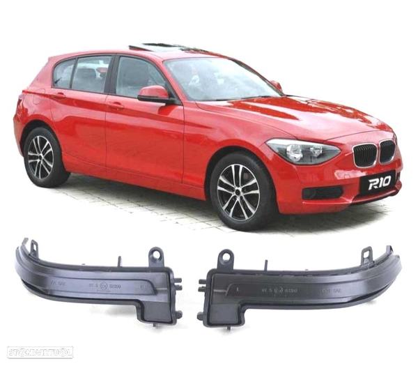 PISCAS DINÂMICOS DE ESPEJO RETROVISOR PARA BMW F20 F21 F22 F30 F31 F32 F34 F35 E84 ESCURECIDOS