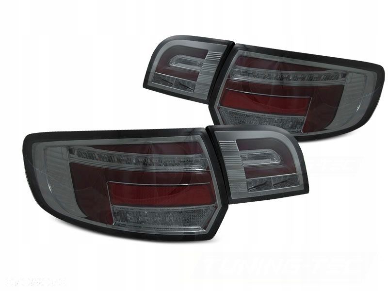 Lampy Diodowe Tylne Audi A3 8P 08-12 Led Smoke-Red - 1