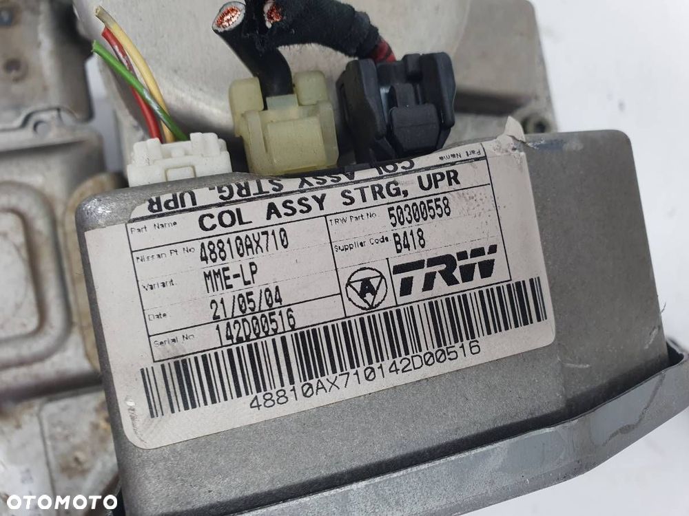 KOLUMNA KIEROWNICZA WSPOMAGANIE 48810AX710 NISSAN MICRA K12 EUROPA - 2