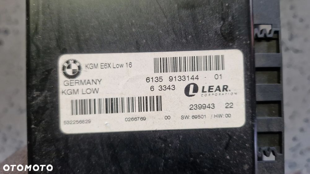 BMW E60 E61 MODUŁ KOMFORTU GATEWAY  9133144 - 3