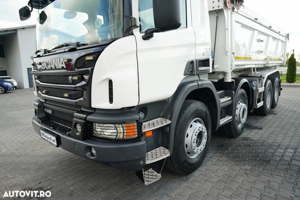 Scania P 440 / 8x4 / BASCULATOR 2 LATERAL / HYDRODOXY / BORDMATIC / / EURO 5 EEV - 18