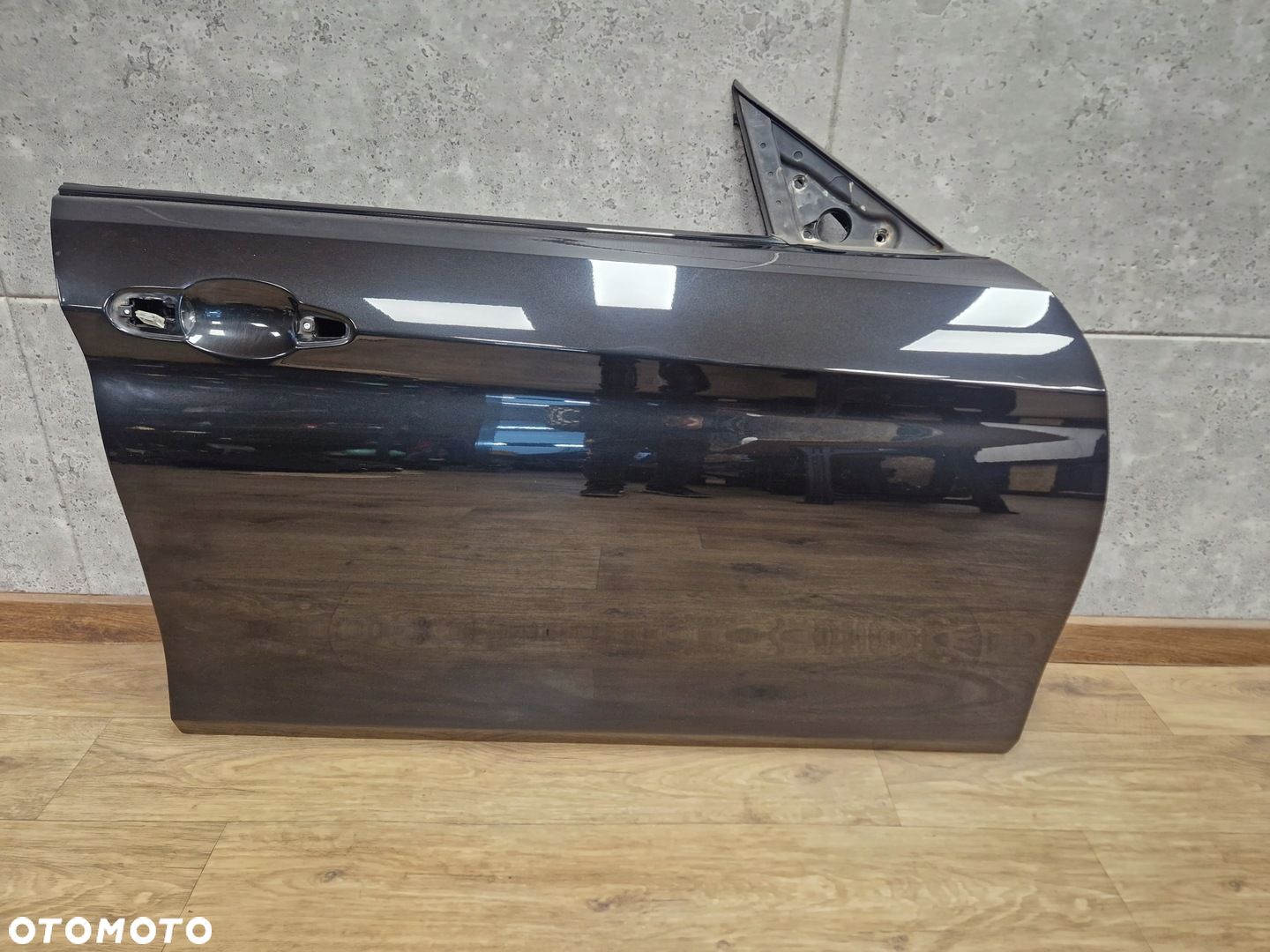 BMW F36 DRZWI PRAWE PRAWY PRZÓD KOMPLETNE SZYBA 16R 475 BLACK SAPPHIRE ORI - 1