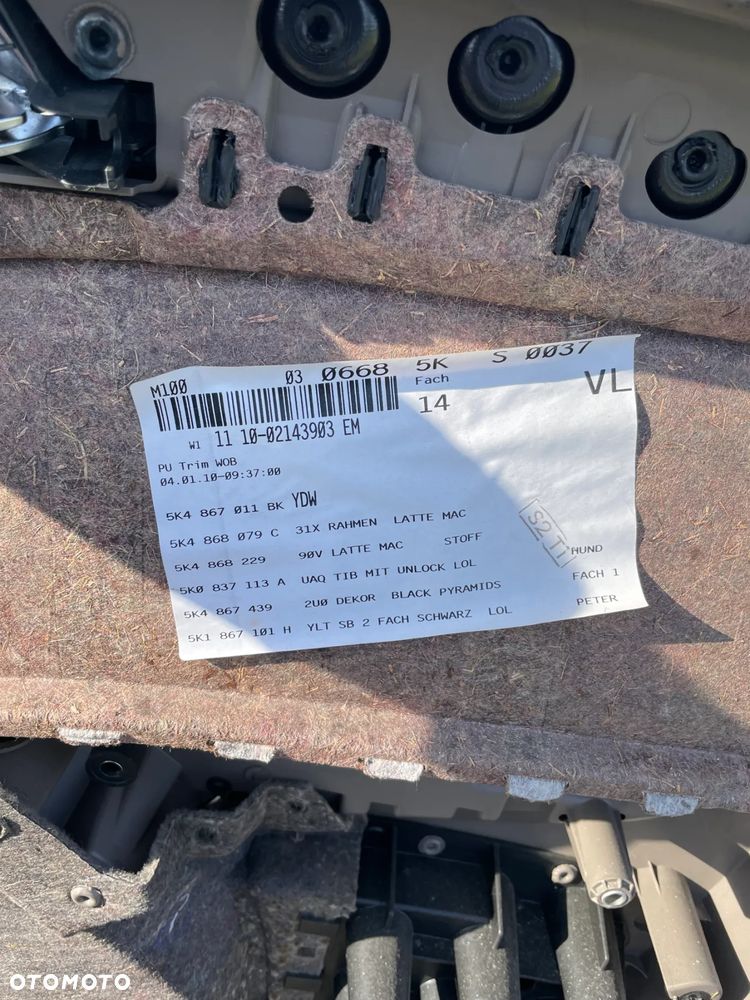 VW GOLF VI PODNOŚNIK SZYBY SZYBA SILNICZEK ZAMEK INSTALACJA klamka tapicerka LEWY PRAWY PRZÓD - 3