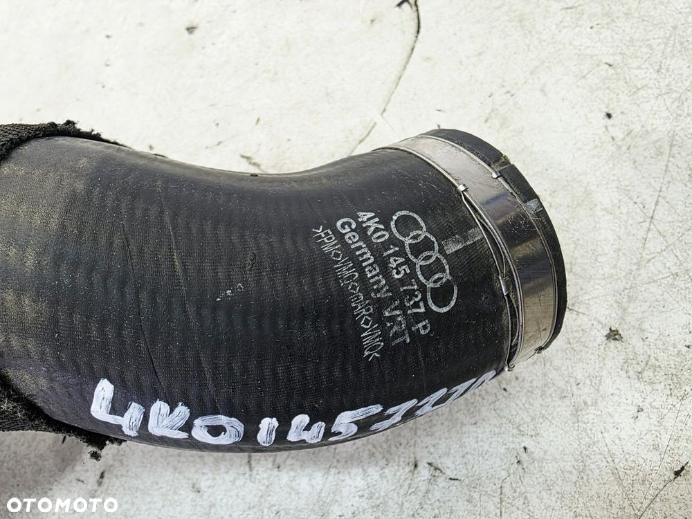 RURA WĄŻ INTERCOOLERA AUDI A6 C8 A7 3.0 TDI 4K0145737P - 5