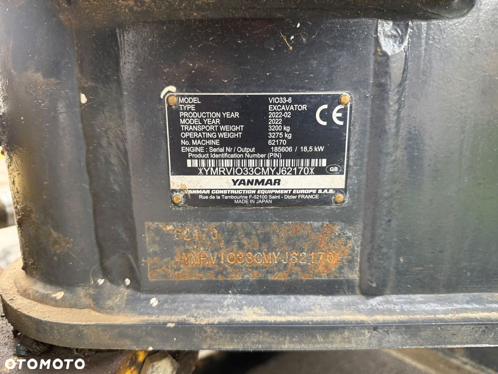 Yanmar Minikoparka Yanmar ViO38 ADVANCE - 11