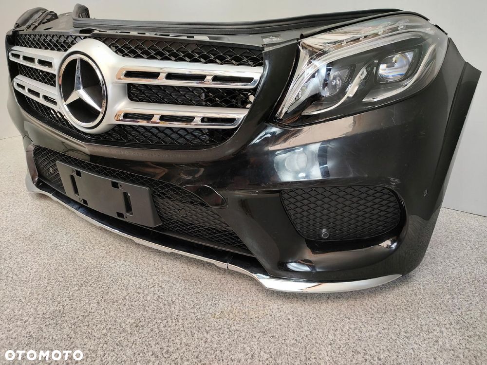 MERCEDES GLS W166 AMG ZDERZAK CHŁODNICE WZMOCNIENIE LAMPY FULL LED ILS - 6