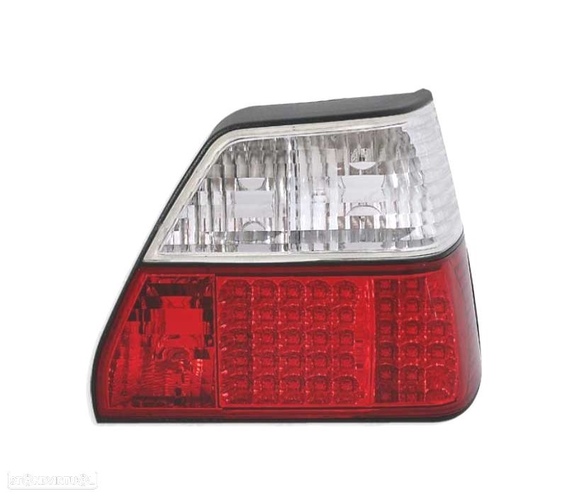 FAROLINS TRASEIROS LED GOLF 2 II 83-91 VERMELHO BRANCO - 2