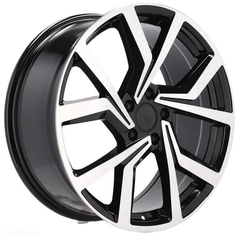 4x Felgi 17 m.in. do VW Caddy Crossgolf Golf Jetta Passat Scirocco Sharan Tiguan - B1154 (FBX157) - 8