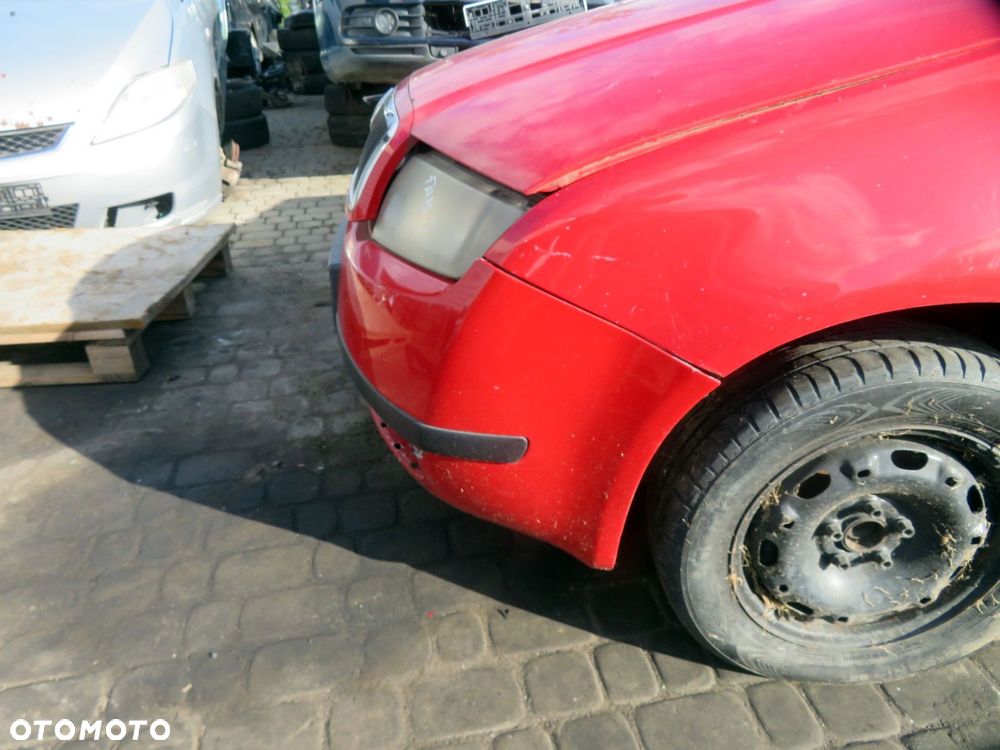 MASKA ZDERZAK BŁOTNIKI LAMPY FABIA I 6Y 8151  SKODA 1999-2004 CZERWONY CORRIDA PRZÓD KOMPLETNY - 11