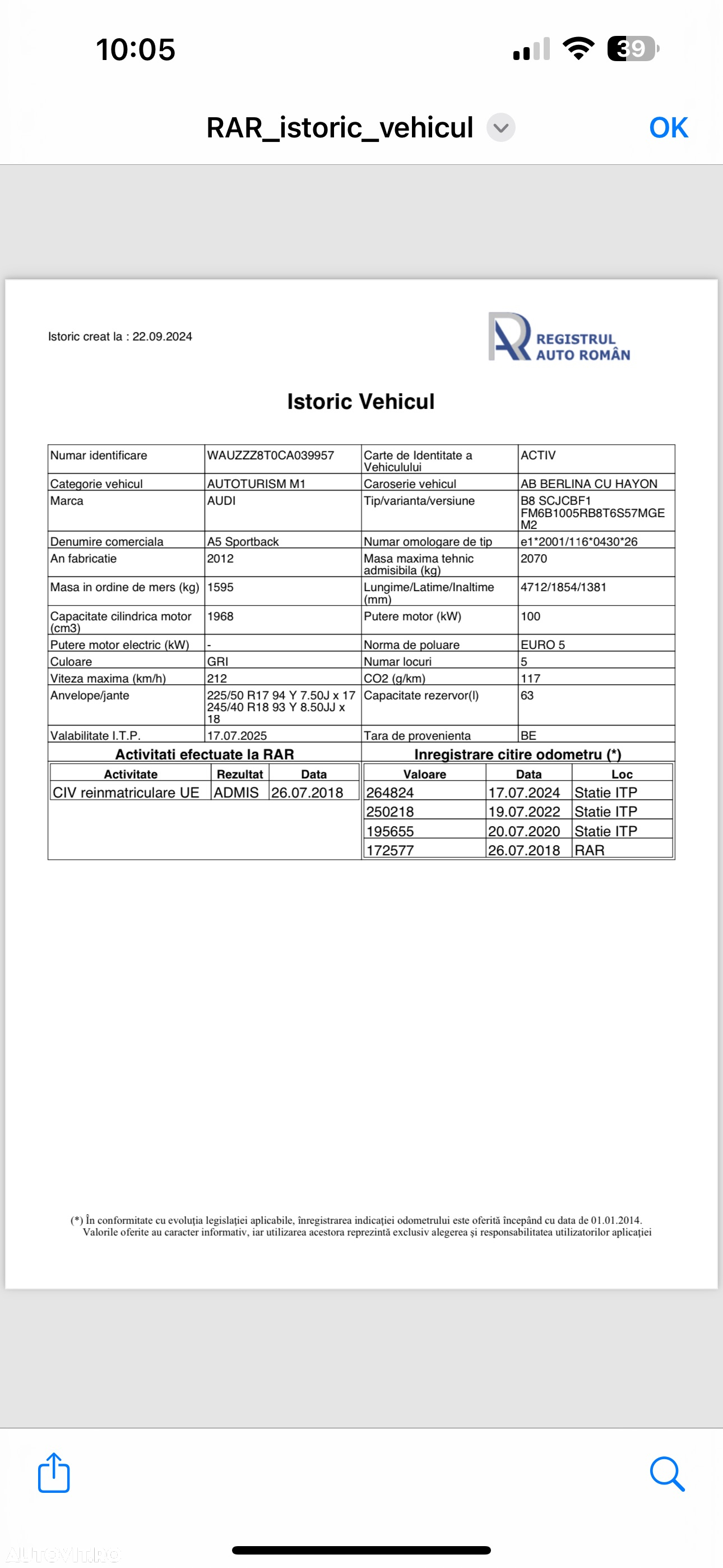 Audi A5 2.0 TDI Sportback DPF - 7