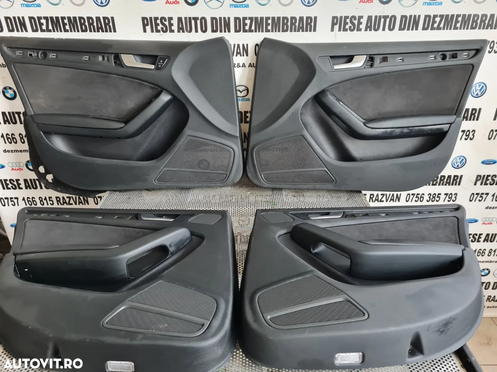 Set Fete Fata Tapiterie Usa Piele Alcantara Audi A5 Sportback 4 Usi 2.0 Tdi Euro 5 Motor CJC Cutie - 4