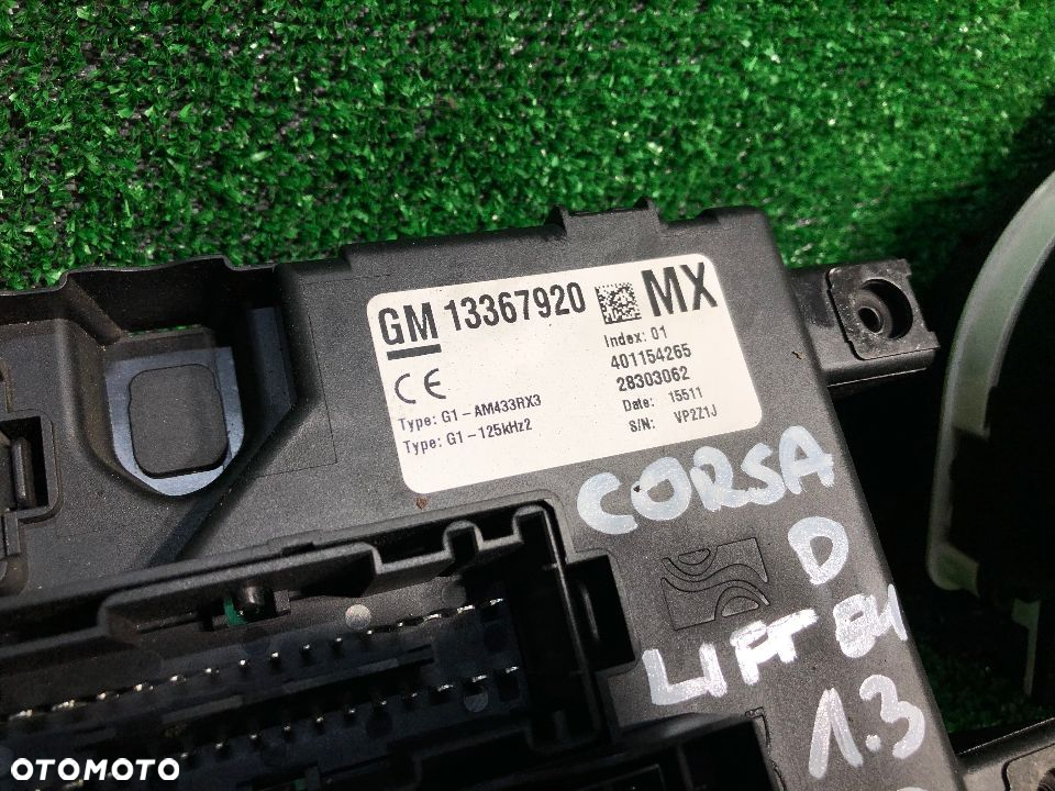 OPEL CORSA D LIFT 1.3 CDTI ZESTAW STARTOWY KOMPUTER SILNIKA 55580830 - 2