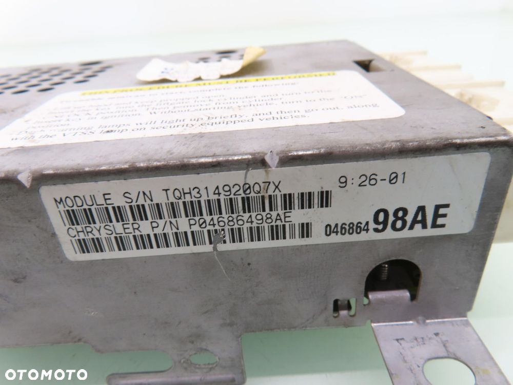 STEROWNIK CHRYSLER VOYAGER III 2.0 P04686498AE 04686498AE - 4