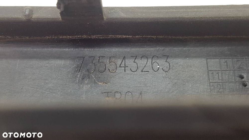 KRATKA ATRAPA ZDERZAKA PRZÓD FIAT LINEA LIFT 2013 CHROM 735543263 - 6