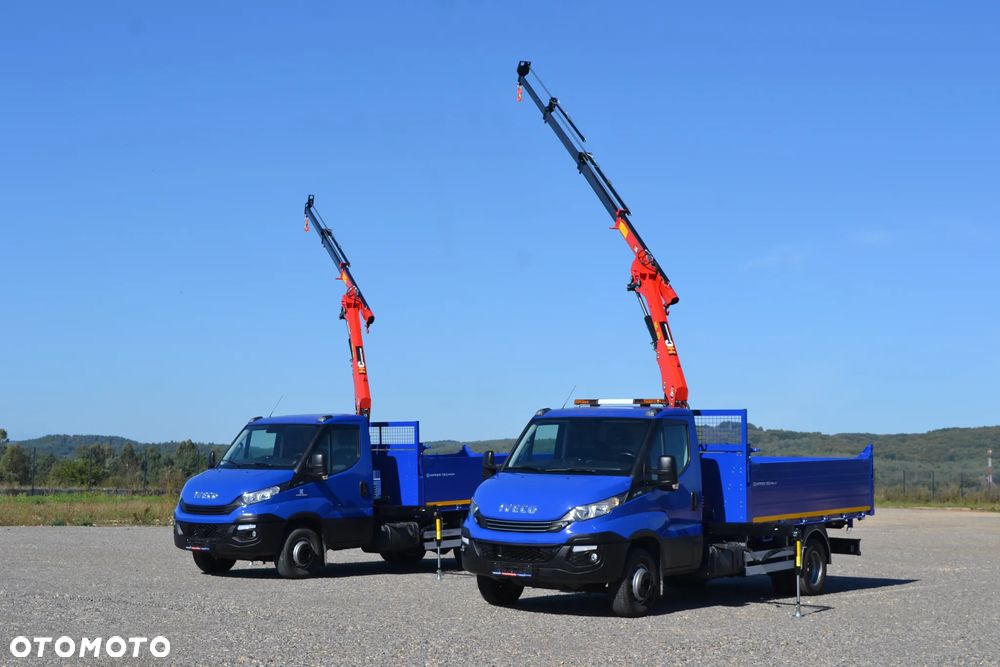 Iveco Daily Producent nadwozi WYWROT Kiper Wywrotka HDS Zabudowa Żuraw Dźwig Fassi Palfinger HIAB Hyva HMF - 4