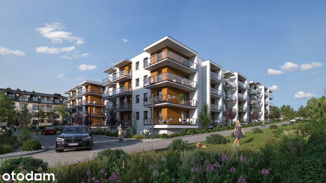 2-pokojowe mieszkanie 43m2 + balkon Bez Prowizji