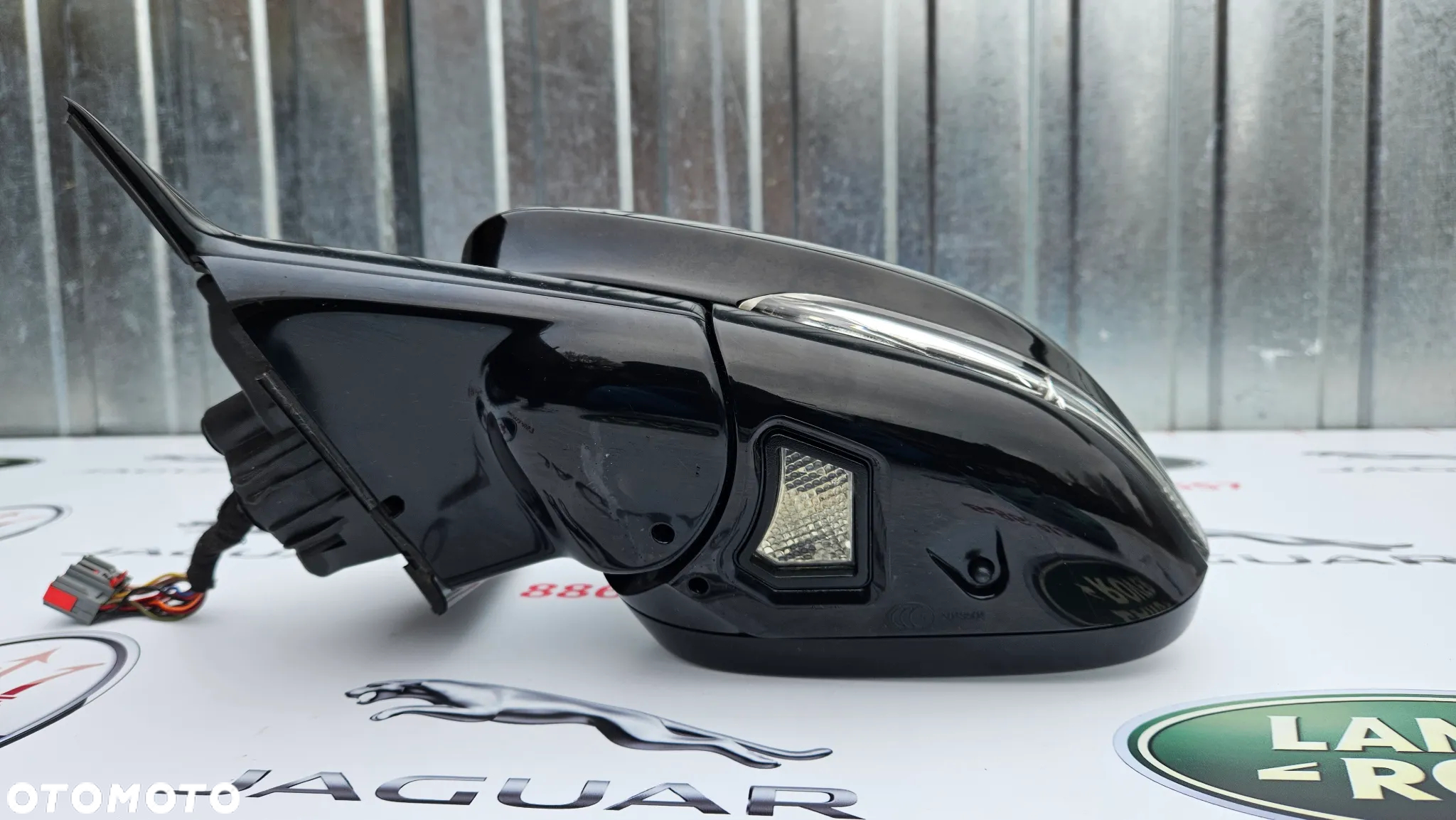 Jaguar XJ 351 2010-2015 Kompletne lusterko lewe Kierowcy USA KOLOR PEC 18 kabli - 13