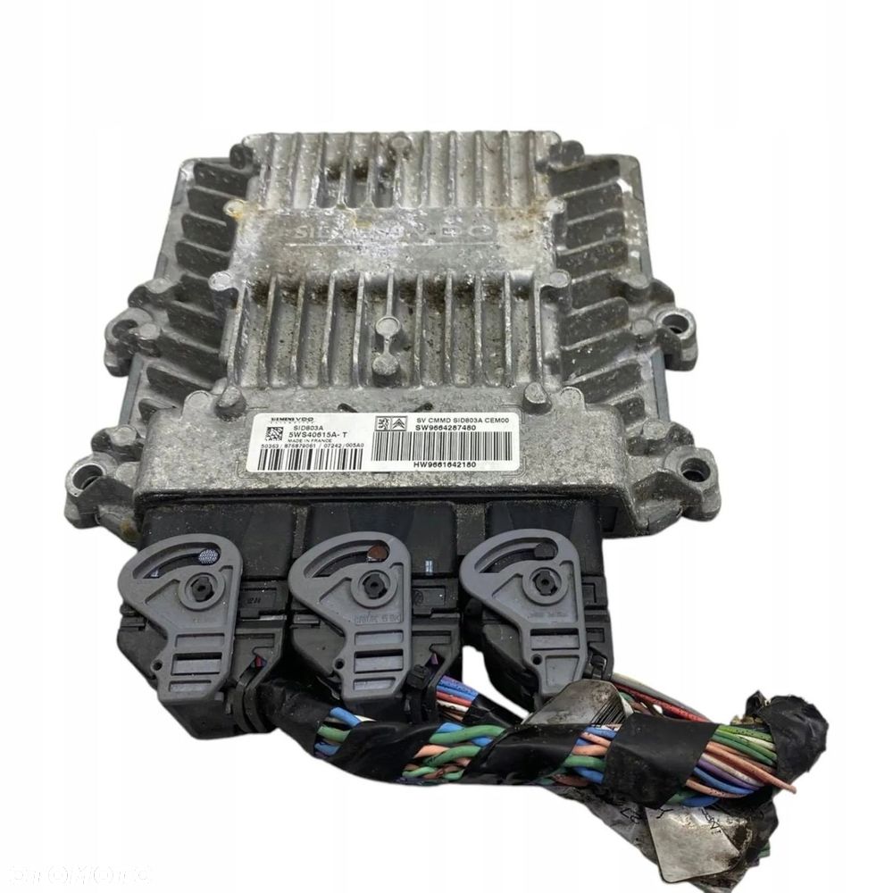 STEROWNIK KOMPUTER PEUGEOT 308 407 CITROEN C4 2.0 HDI 9664287480 ECU - 3