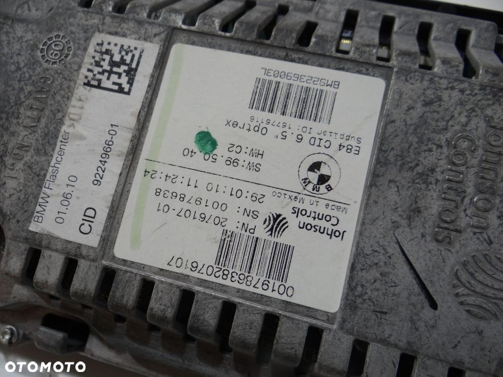 MONITOR EKRAN NAWIGACJI BMW X1 E84 9224966 - 4