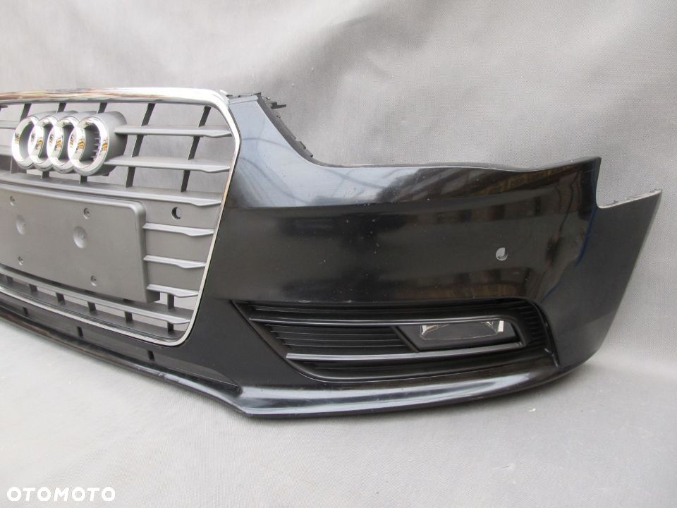 Zderzak przedni Audi A4 B8 11 - 15 Pdc-4 + atrapa Lakier LZ9Y - 1
