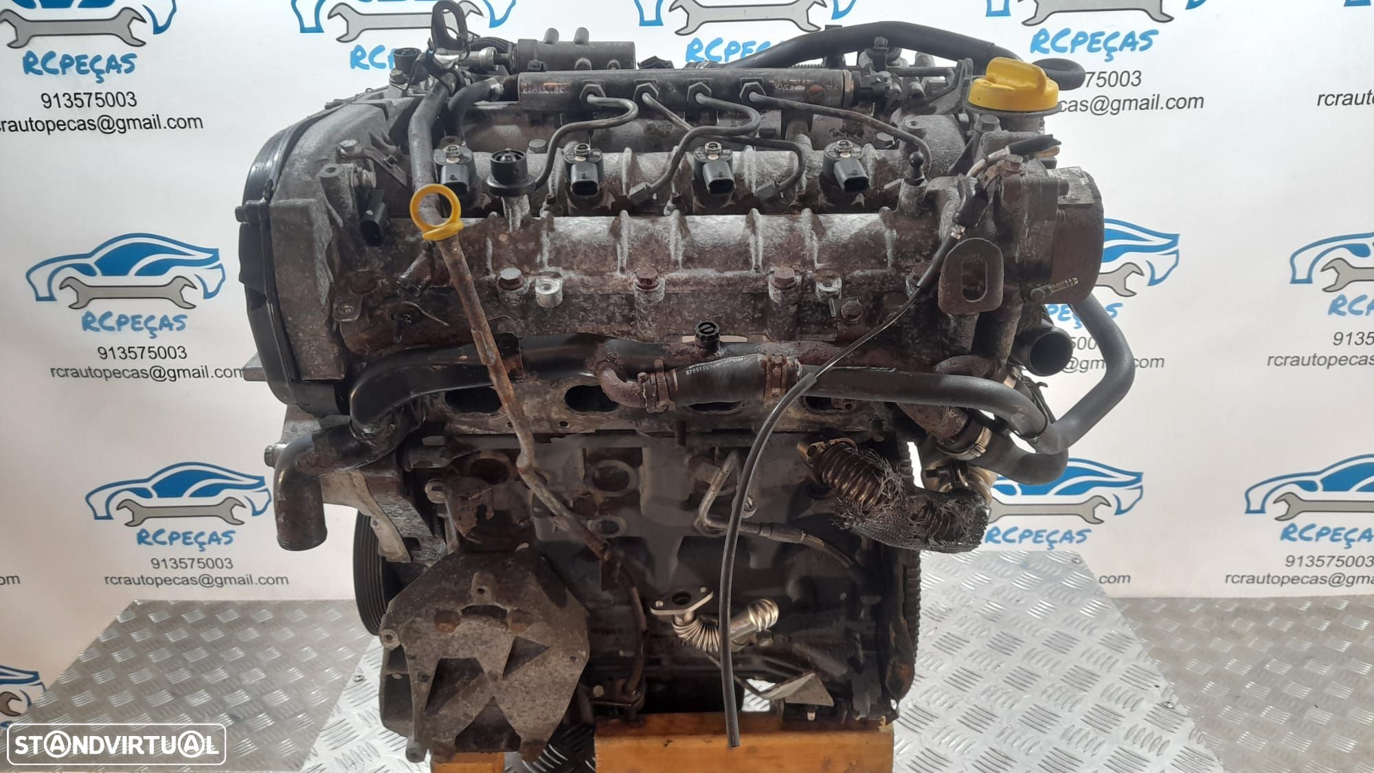 MOTOR COMPLETO 1.9 TID 16V 150CV Z19DTH SAAB 9.3 93 9-3 OPEL ASTRA H VECTRA C ZAFIRA B SIGNUM MOTOR ARRANQUE ALTERNADOR COMPRESSOR AR CONDICIONADO BOMBA DIRECAO DIREÇÃO TURBO INJETOR INJETORES - 1