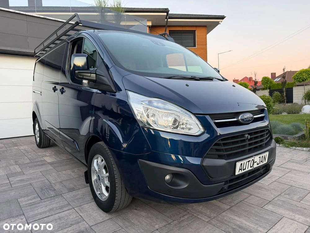 Ford CUSTOM L2H1 Długi Klima Elektryka Navi Tempomat Furgon 3os. 2xPdc Hak - 30