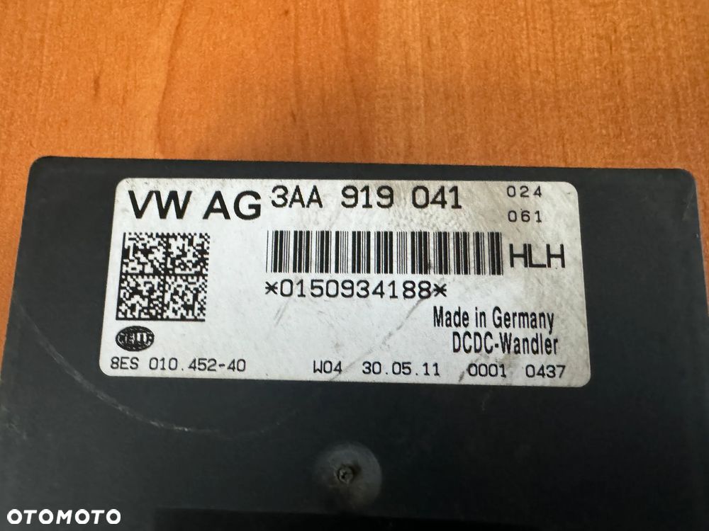 Moduł sterownik stabilizator napięcia volkswagen passat B7 3aa919041 - 2