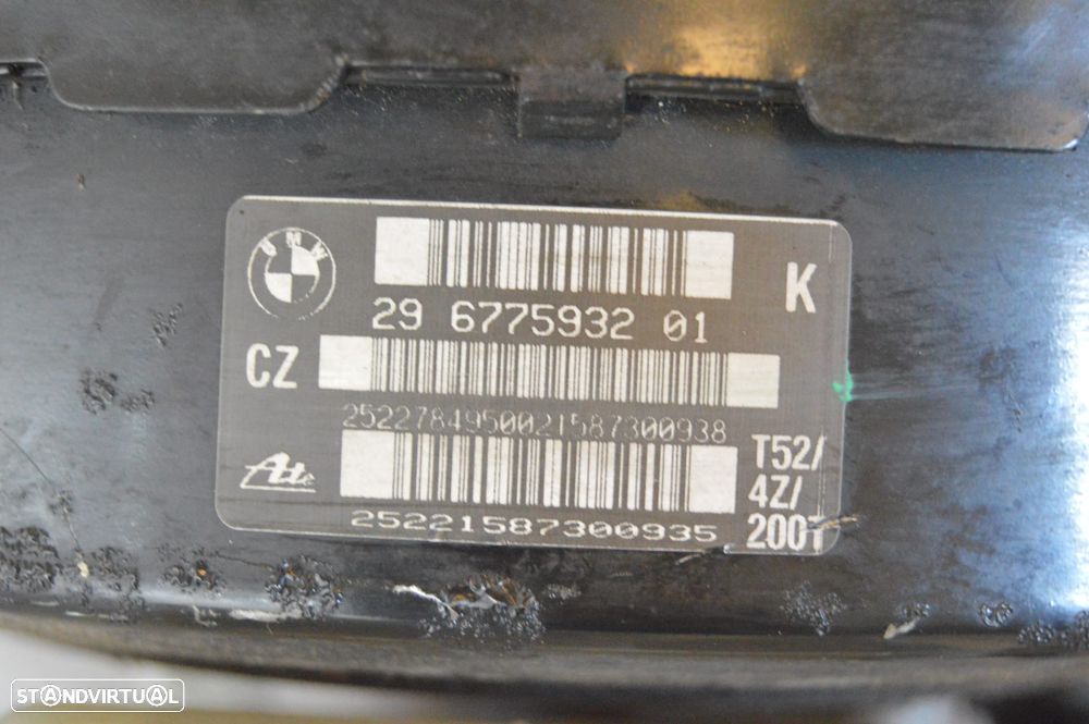 SERVOFREIO SERVO FREIO BMW SERIE 3 E90 34336775932 6775932 SERIE 1 E81 E82 COUPE E87 E87 LCI E88 CABRIO SERIE 3 E90 LCI E91 E91 LCI E92 COUPE E92 LCI E93 CABRIO E93 LCI X1 E84 BOMBA DEPOSITO RESERVATORIO LIQUIDO TRAVÕES - 4