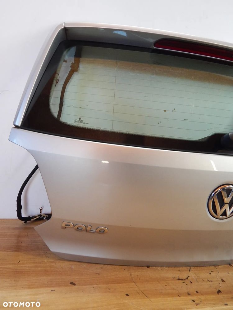 Klapa pokrywa bagażnika VW Polo V 6R 09-17 srebrna LA7W Łuków części - 3